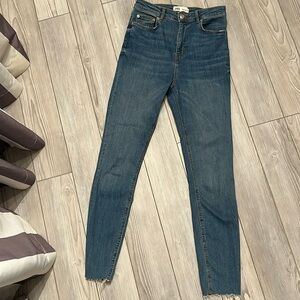Zara high rise skinny jeans